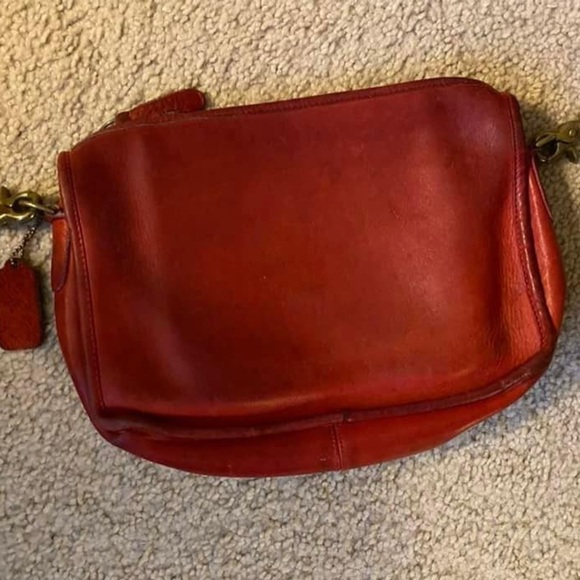 Coach Vintage Companion Bag Red - Project Bag - Rare - Picture 2 of 4